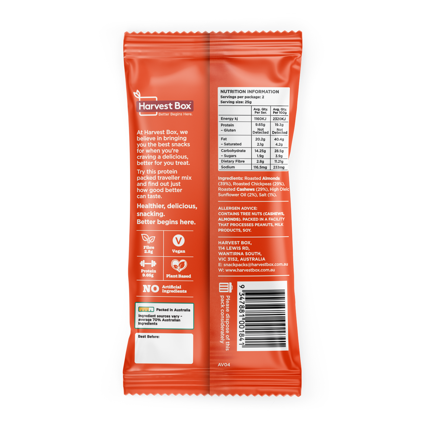 The Nutty Traveller (10 x 50g)