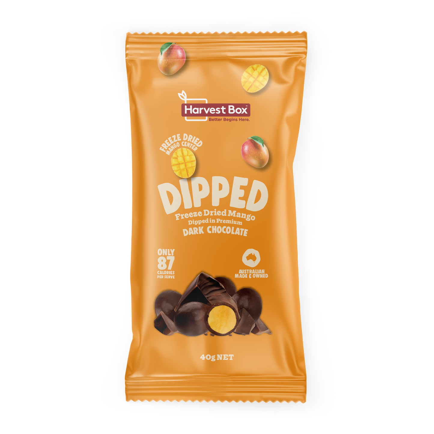 Dipped Freeze Dried Mango (10 x 40g)
