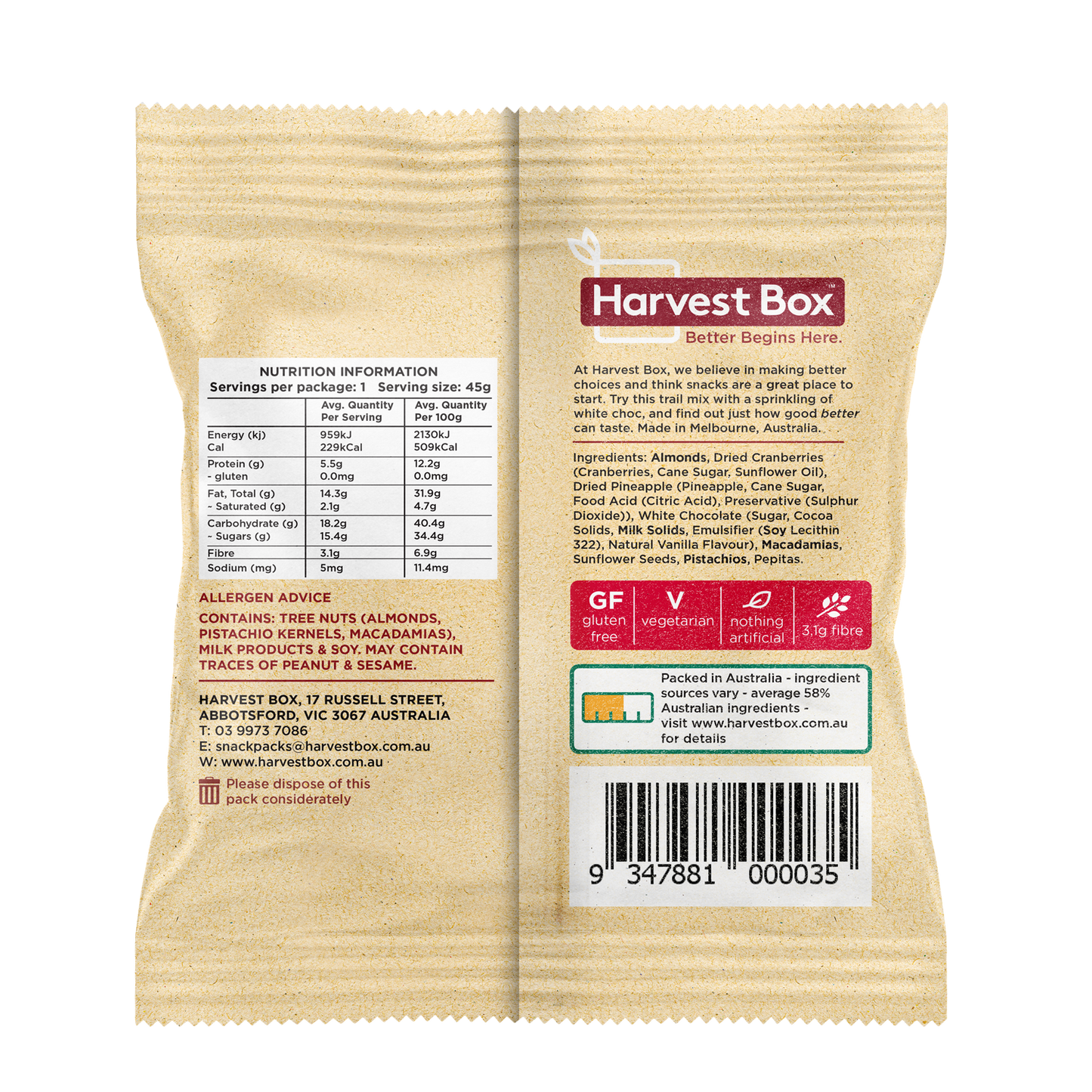 Healthy Fruit & Nut Mixes Australian Almonds Macadamia Nut Mixes High In Fibre