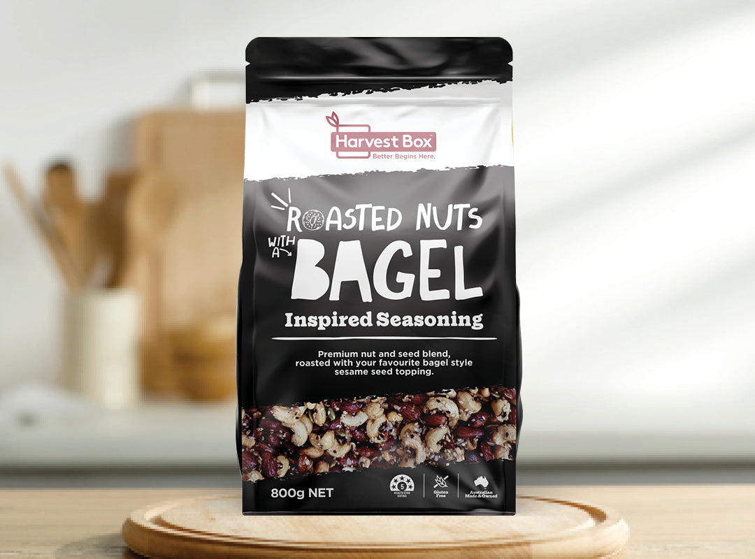 NEW! Roasted Nuts with a Bagel Inspired Seasoning!