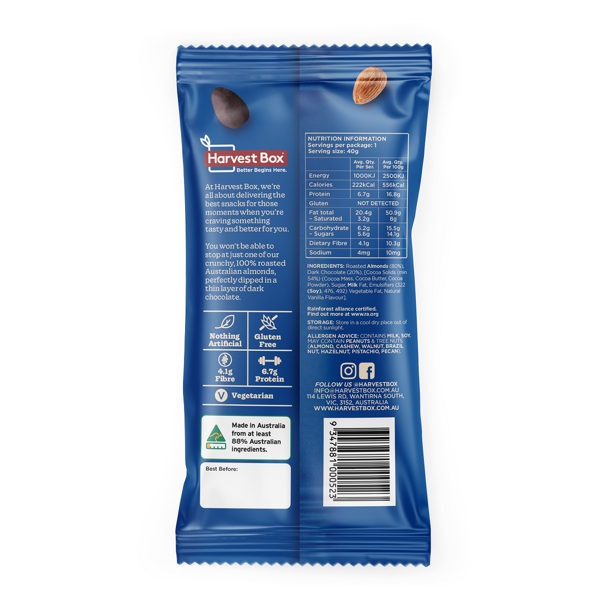 Dipped - Classic Dark Choc (10 x 40g)