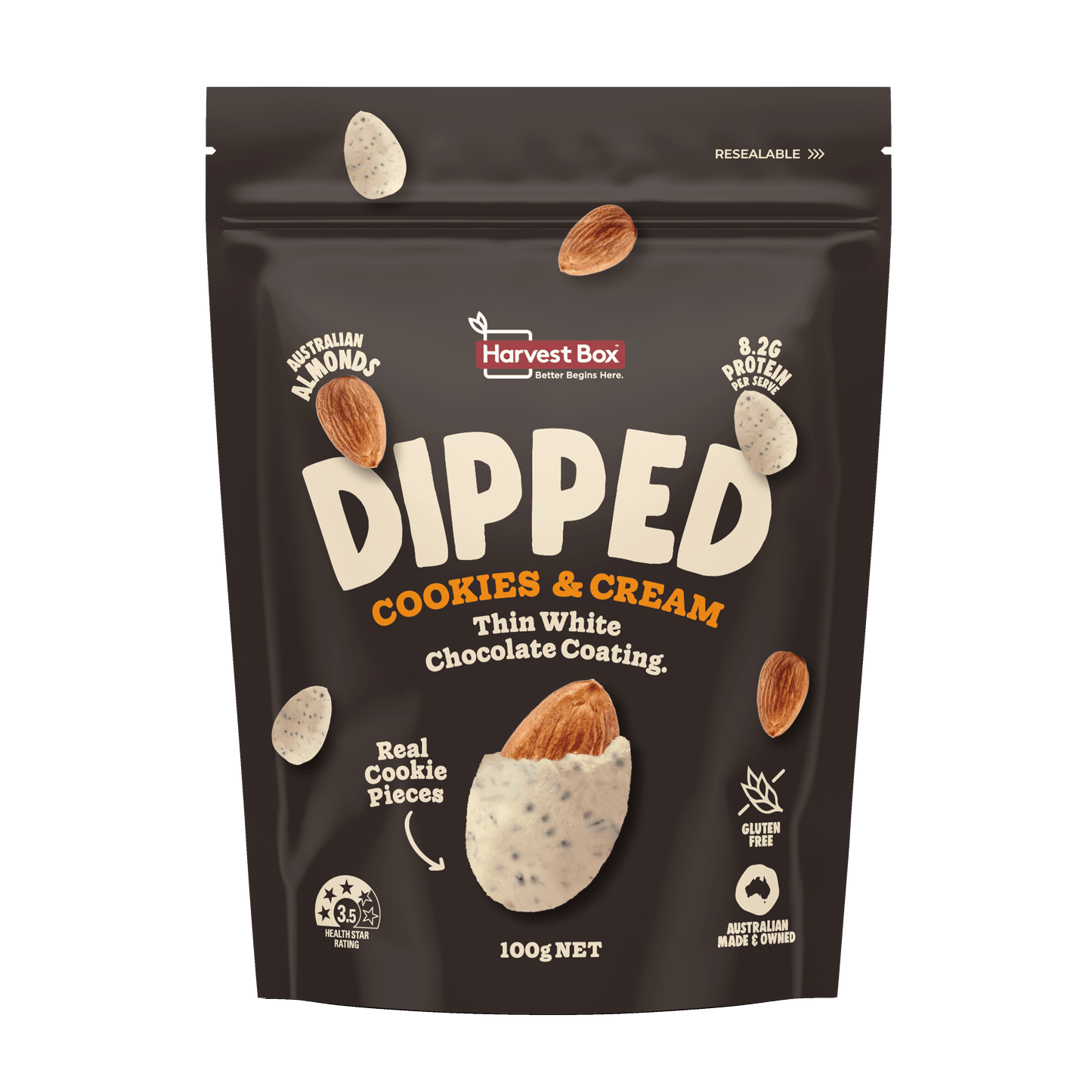 Dipped - Cookies and Cream (9 x 100g)