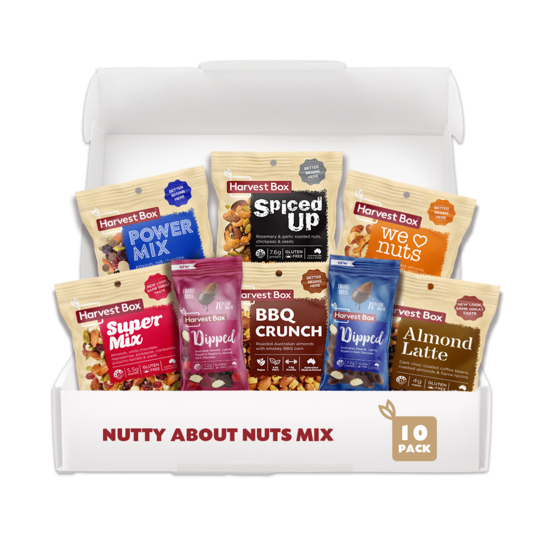 Nutty About Nuts: 10 Harvest Box Nut Favourites Mix Pack