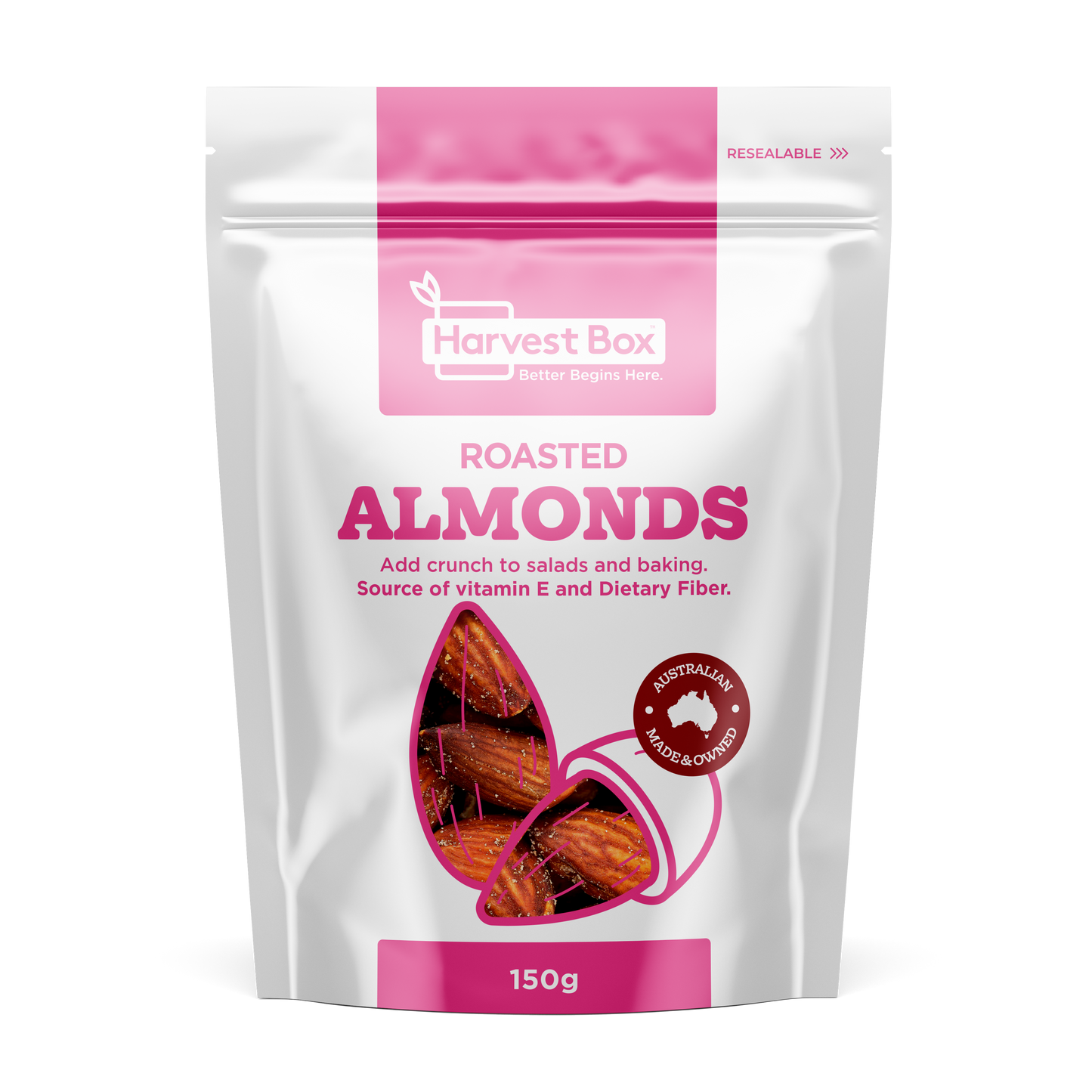 Roasted Almonds 150g x 8