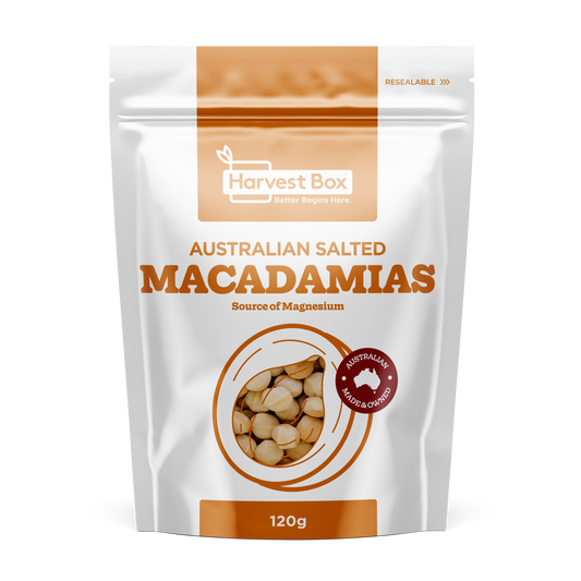 Salted Macadamias 120g x 8