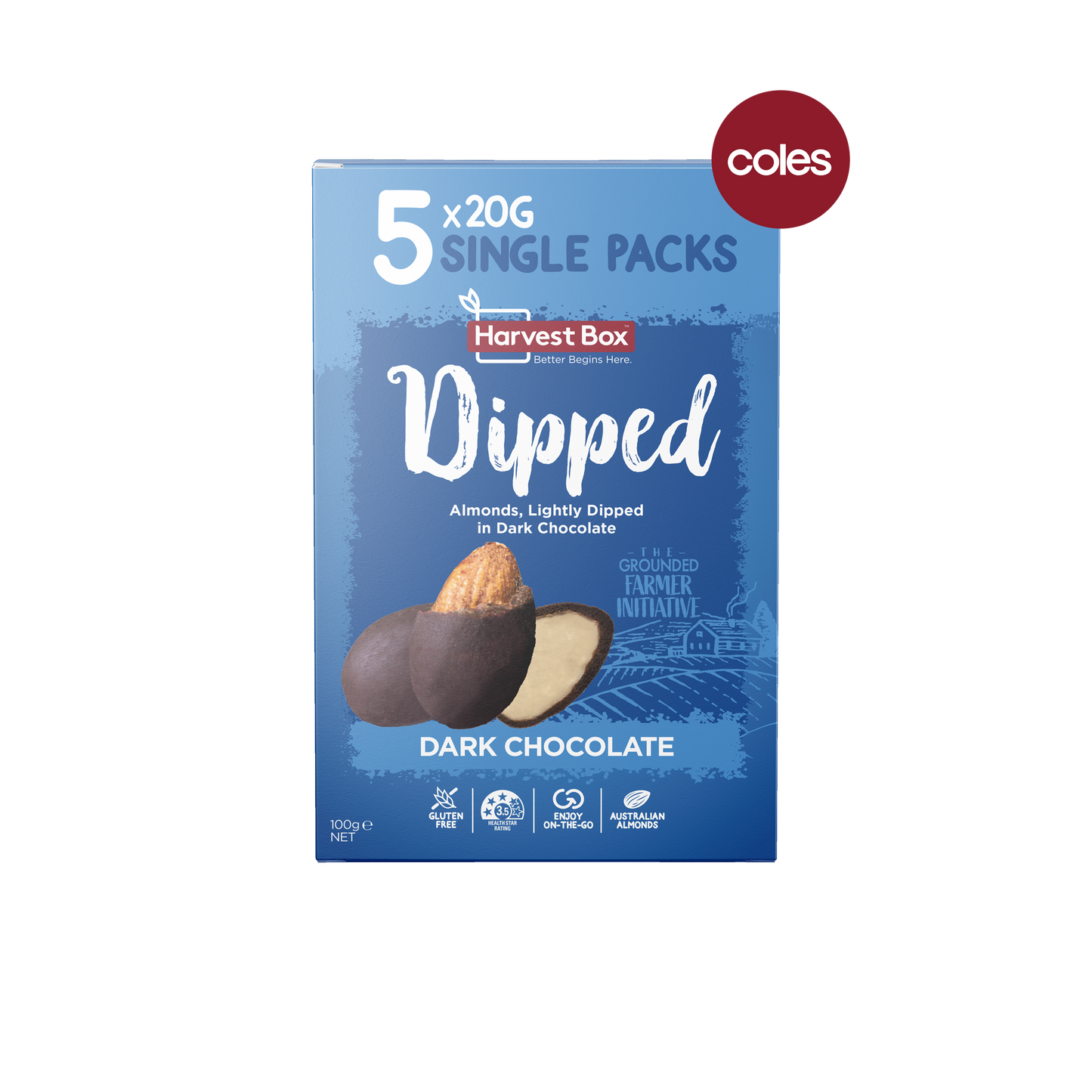 DIPPED - DARK CHOCOLATE (5 x 20g)