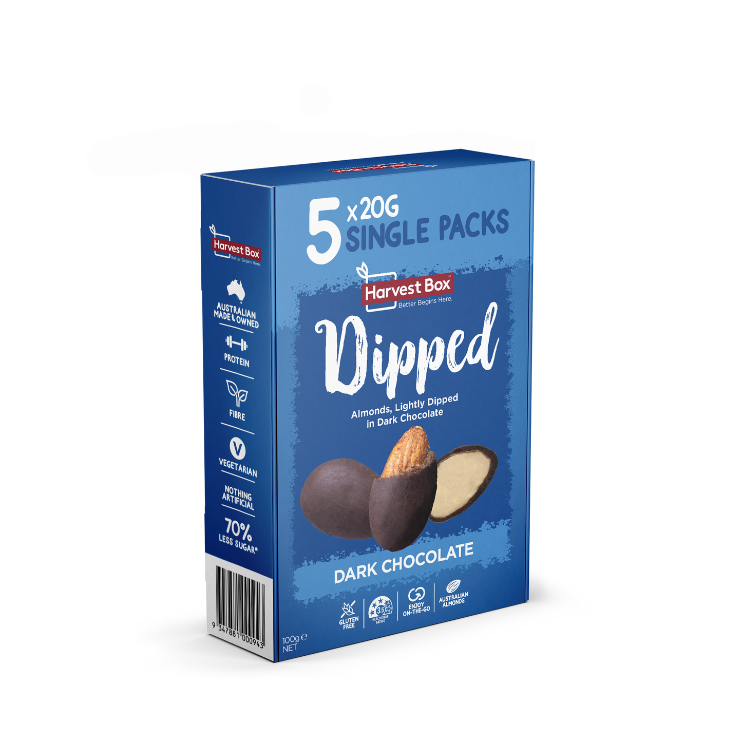 DIPPED - DARK CHOCOLATE (5 x 20g)