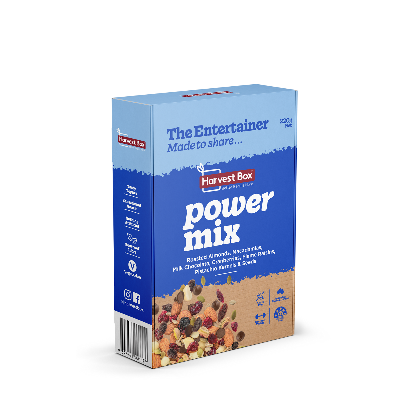 NEW - THE ENTERTAINER - POWER MIX 220g